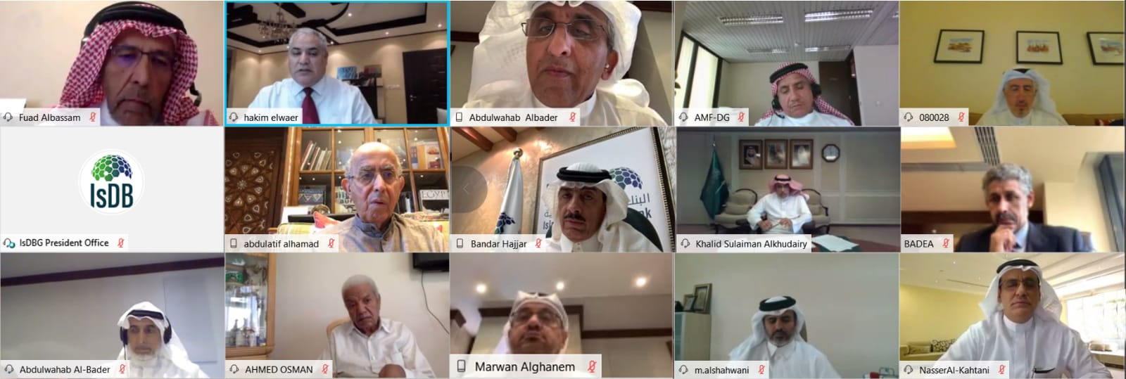 Communiqué final Chefs des institutions du Groupe de coordination arabe