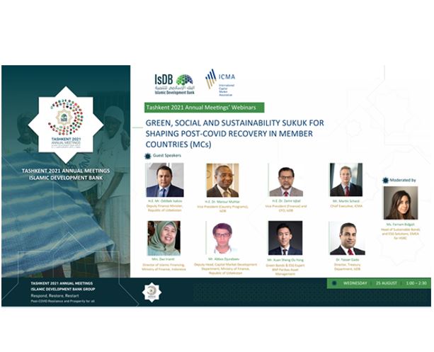 Green, Social and Sustainability Sukuk for shaping post-covid recovery in Member Countries