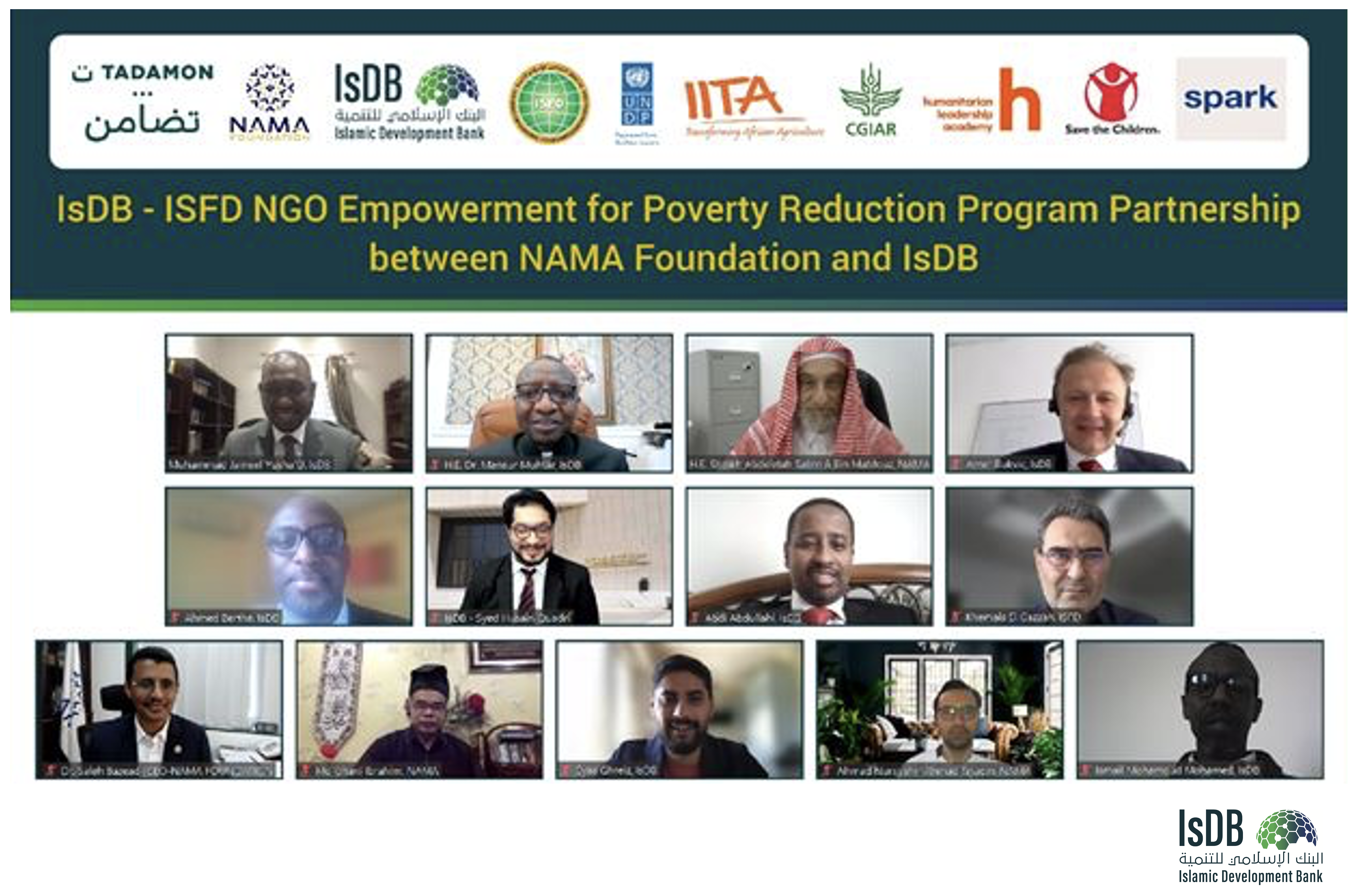 Strategic Partnership between IsDB/ISFD and NAMA Foundation IsDB – ISFD NGO Empowerment for Poverty Reduction Program (TADAMON)