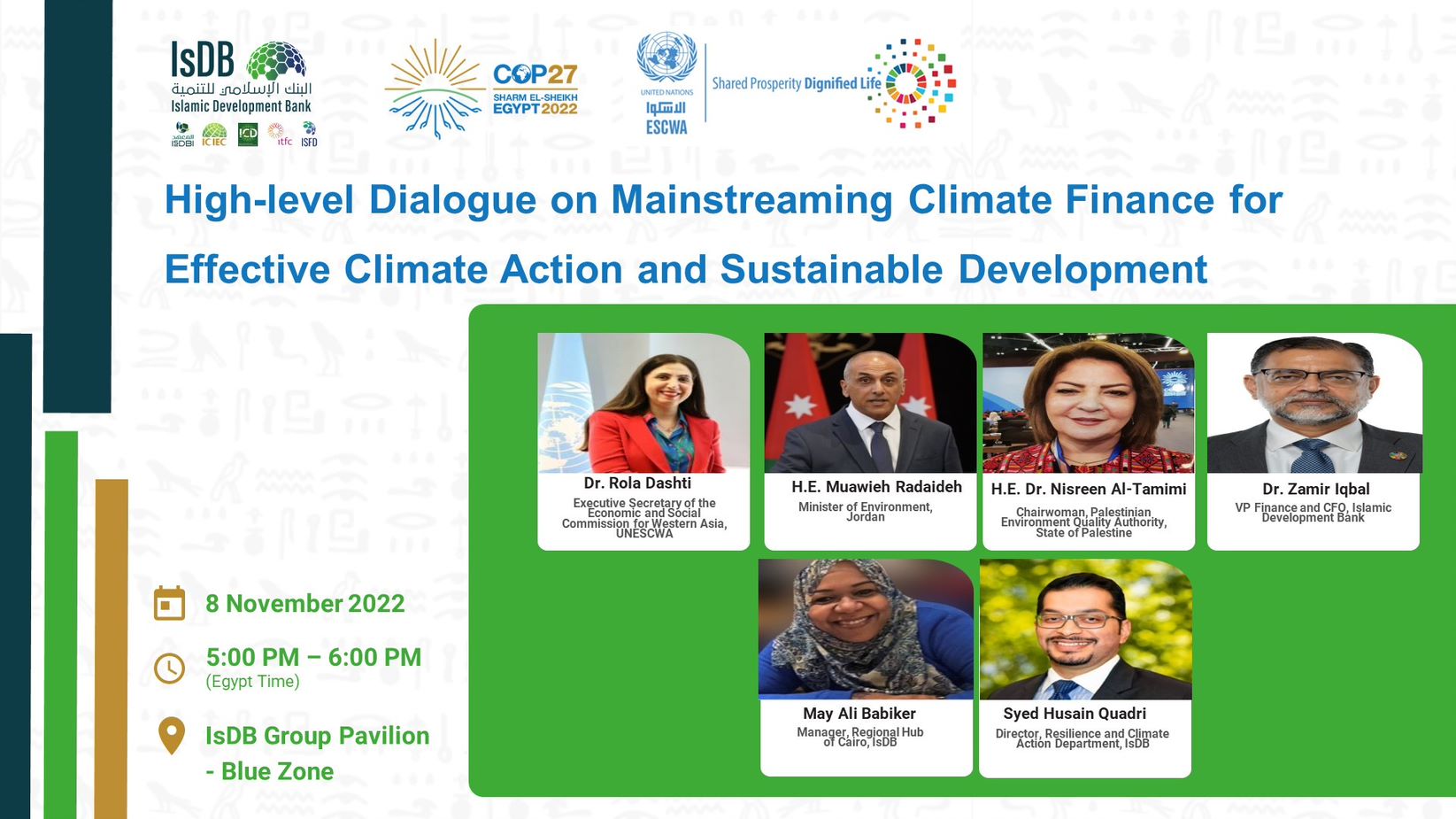 High-level Dialogue on Mainstreaming Climate Finance for Effective Climate Action and Sustainable Development