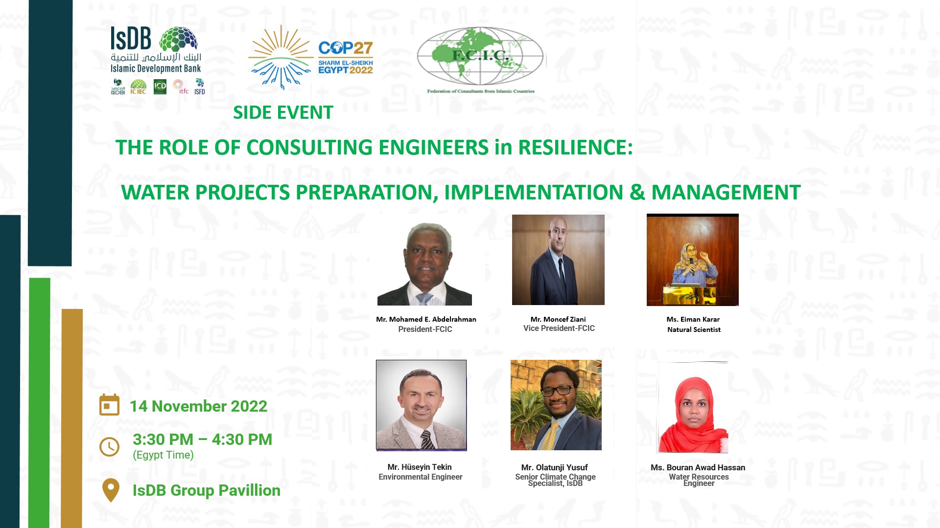 The Role of Consulting Engineers in Resilience for the Water Management Projects Preparation and Implementation 