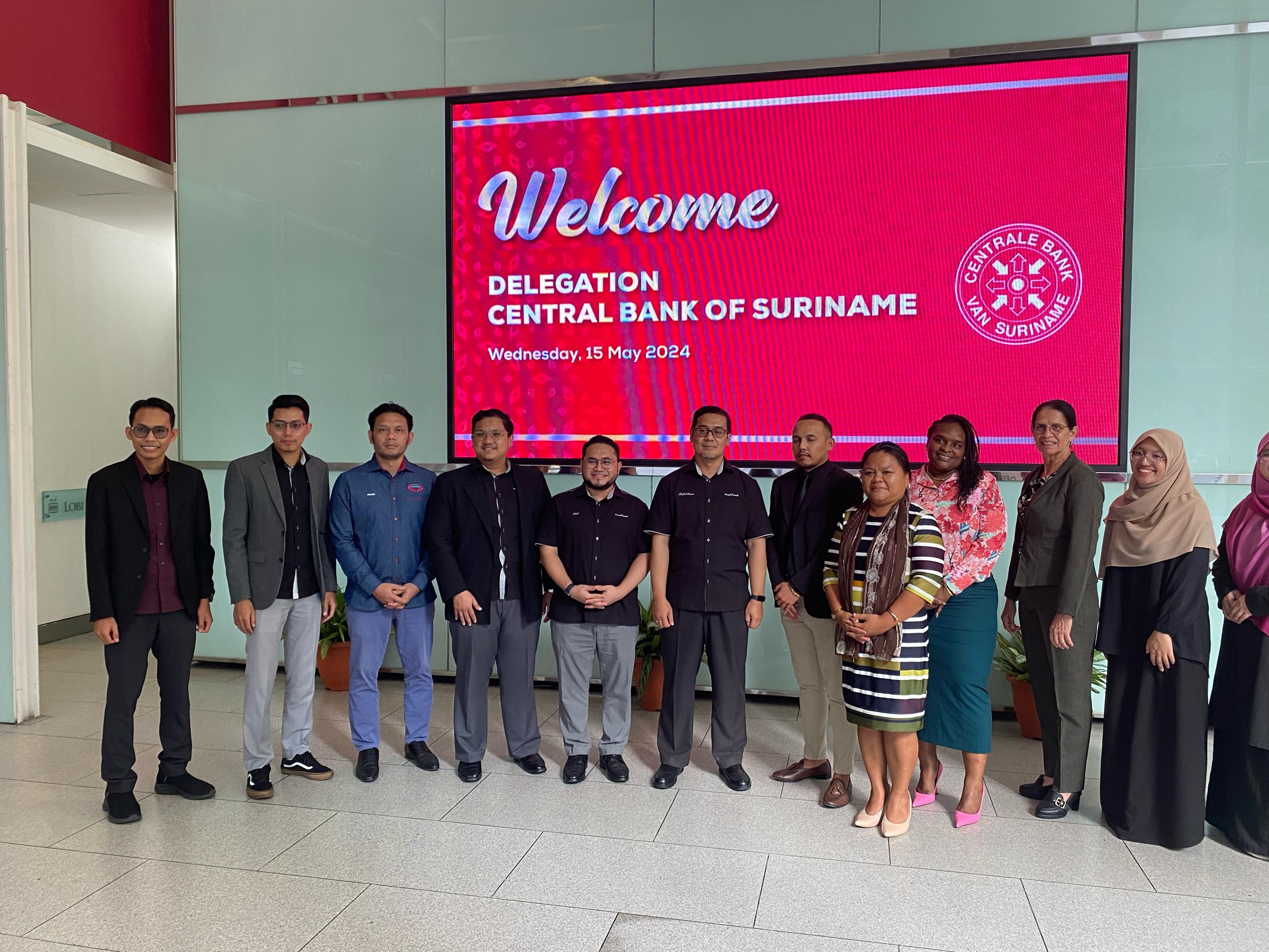 Central Bank of Suriname Undertakes Study Visit to Malaysia on Islamic Finance