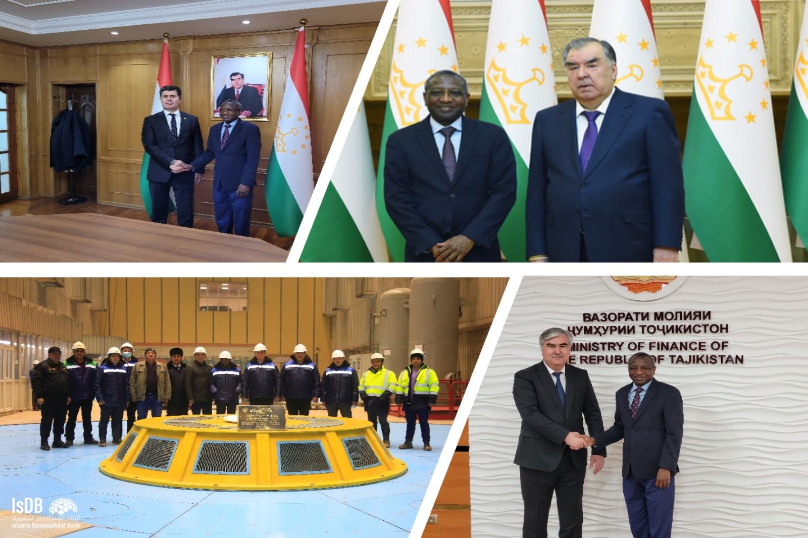 President of The Republic of Tajikistan Grants Audience to IsDB VP Operations to Discuss Prospective Bilateral Cooperation