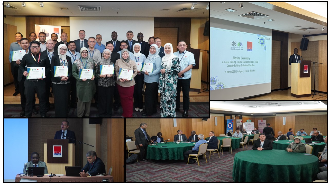 IsDB and Exim Bank Malaysia Wrap up Joint Training on Monitoring and Evaluation