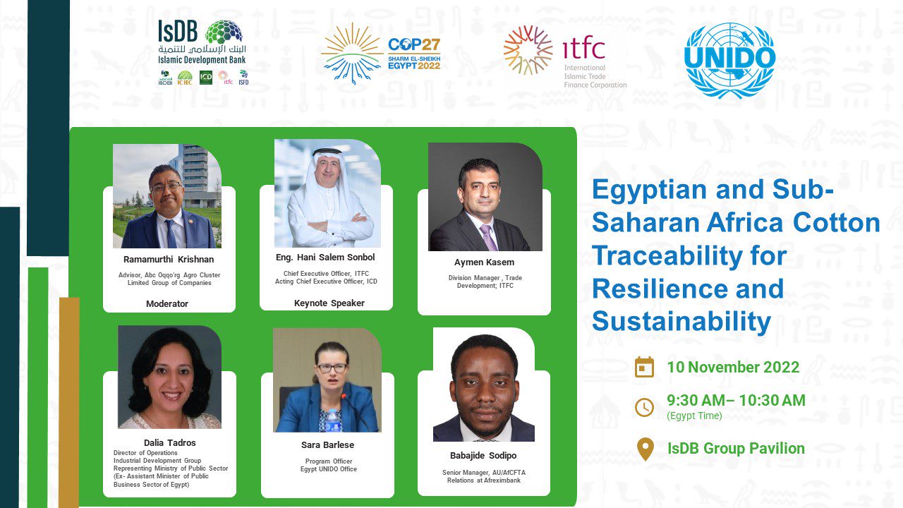 Egyptian and Sub-Saharan Africa Cotton Traceability for Resilience and Sustainability 