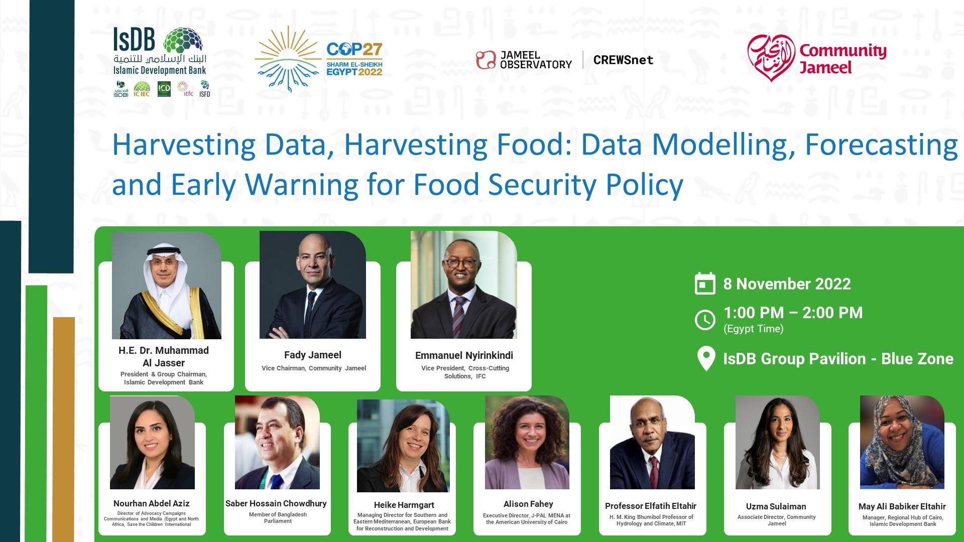 Harvesting data, Harvesting Food: Data Modeling, Forecasting and early warning for Food Security Policy