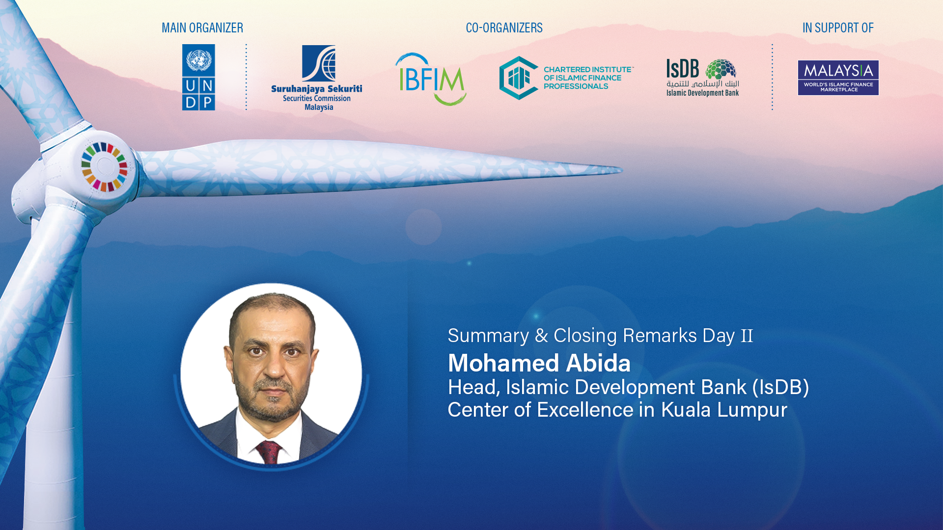 Islamic Finance International Conference “Connecting the Dots: Harnessing Islamic Finance to Accelerate SDGs Achievements”