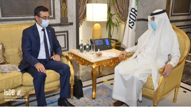 Uzbek Ambassador Confers  on Preparations for Upcoming IsDB Group Annual Meetings
