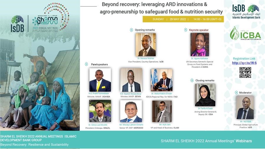 Beyond Recovery: leveraging ARD innovations & agro-preneurship to safeguard food & nutrition security