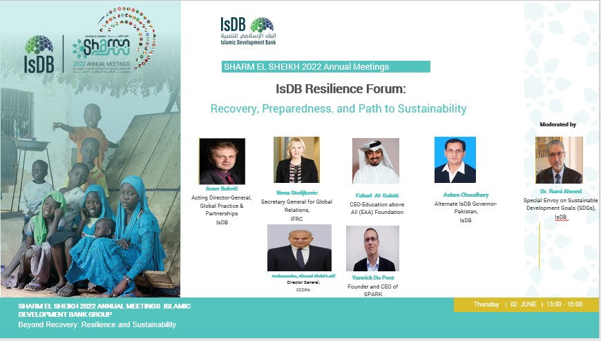 IsDB Resilience Forum: Recovery, Preparedness, and Path to Sustainability